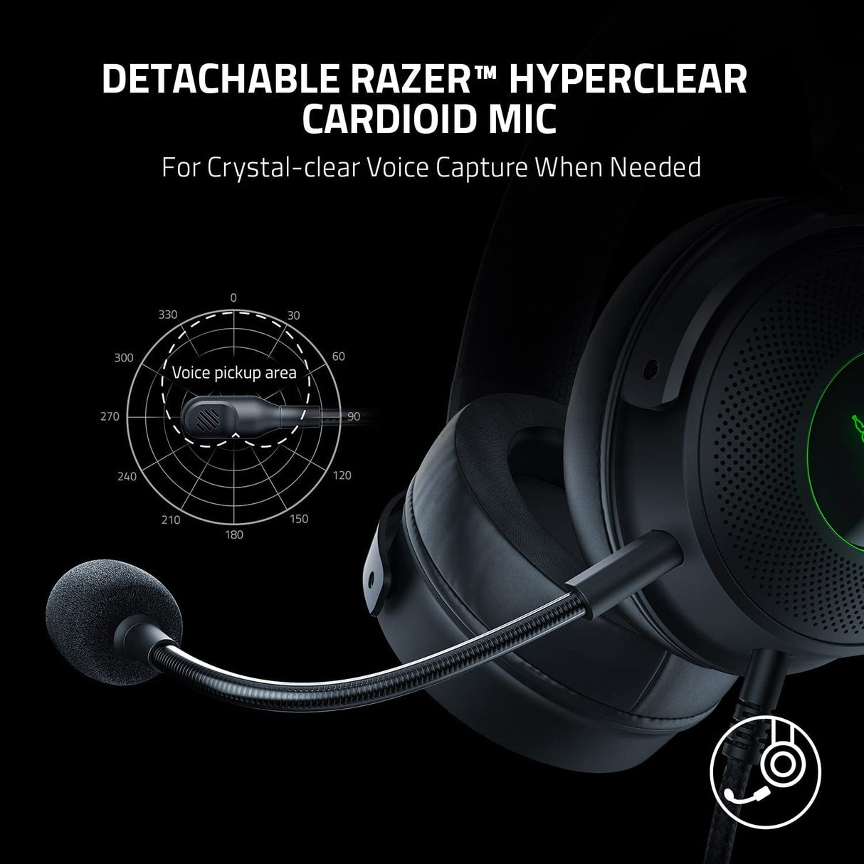 Razer Kraken V3 Wired USB Wired Gaming Headset