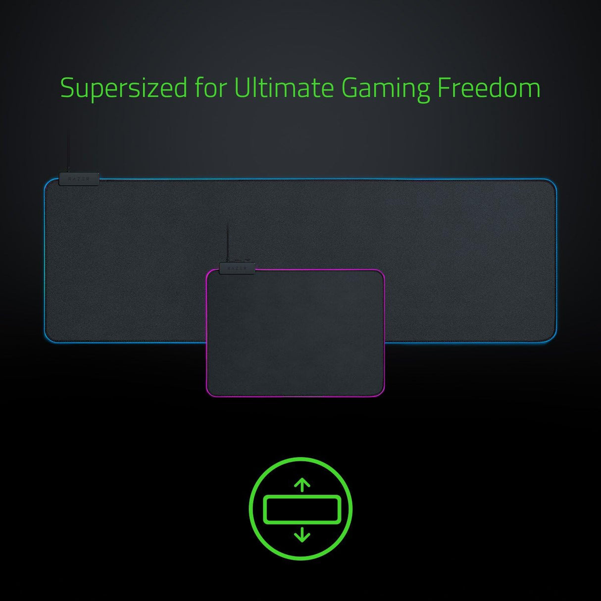 Razer Goliathus Extended Chroma — Soft Gaming Mouse Mat with Chroma
