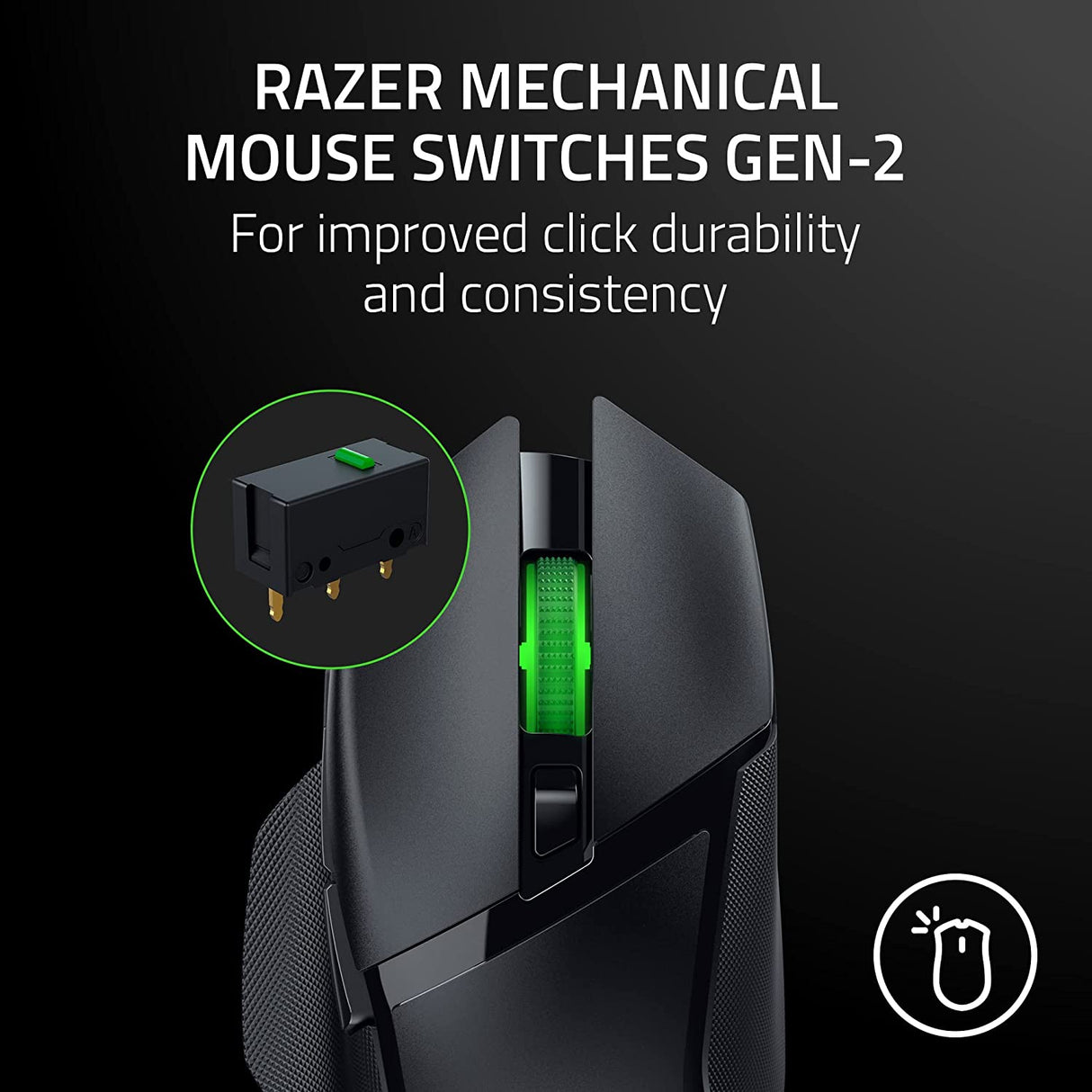 Razer Basilisk V3 X HyperSpeed - Customizable Wireless Gaming Mouse with RGB Lighting