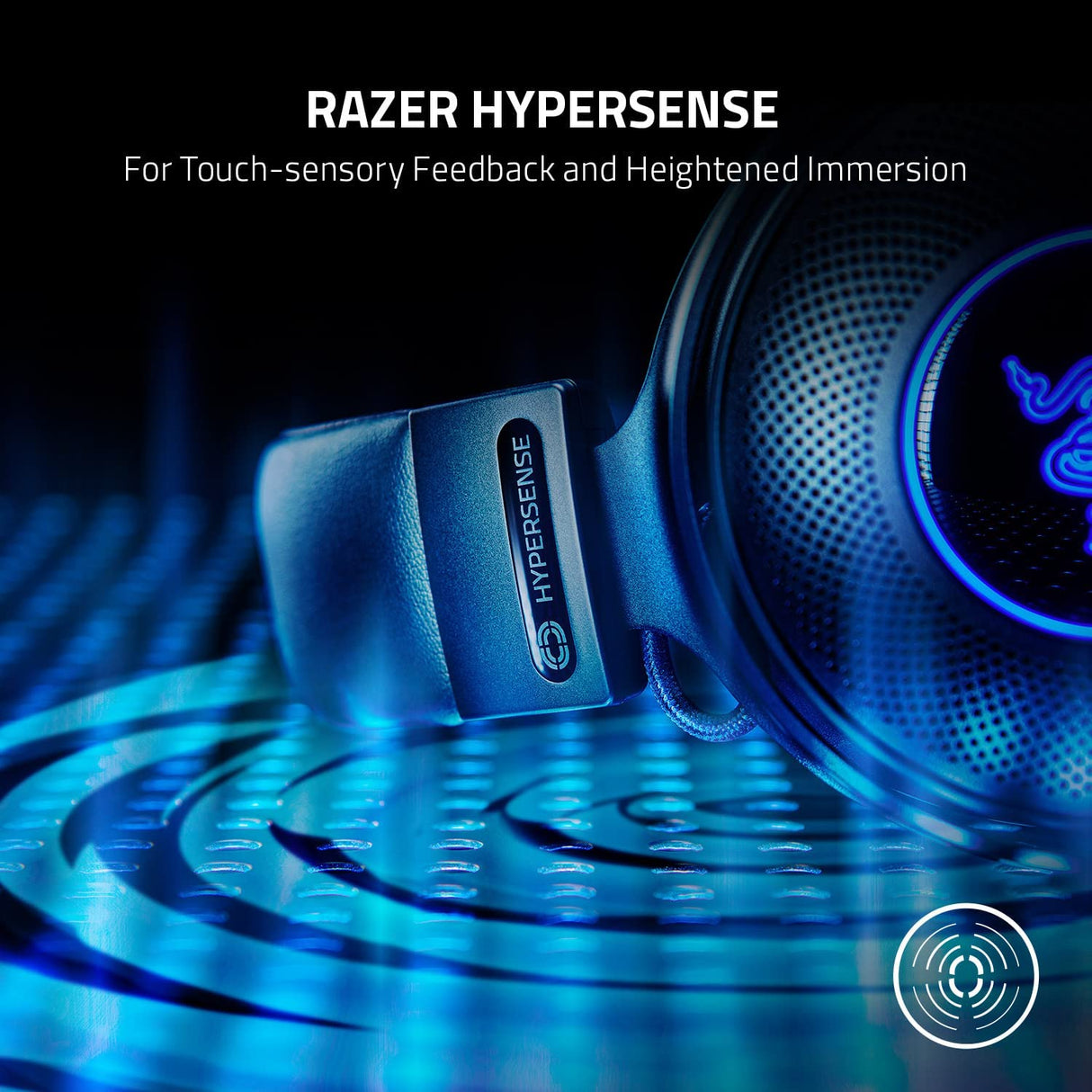 Razer Kraken V3 HyperSense - Haptic PC Gaming Headset