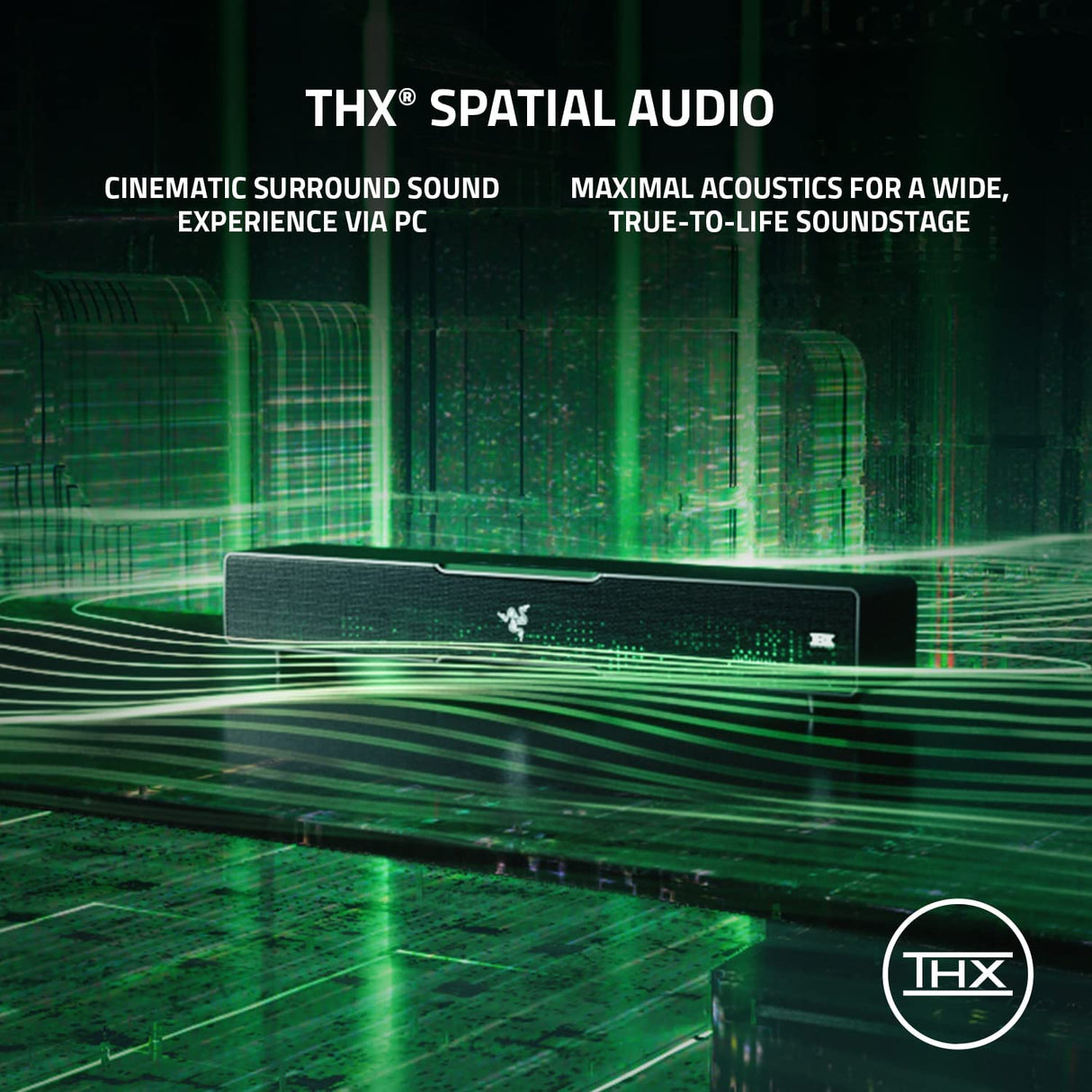 Razer Leviathan V2 — PC Gaming Soundbar with Subwoofer (Bluetooth 5.2 connection/USB Audio Input to PC)