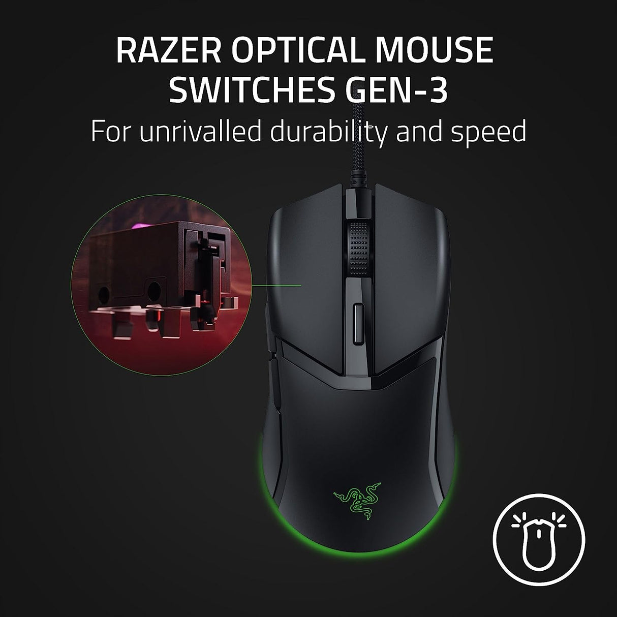 Razer Cobra - Lightweight Wired Gaming Mouse with Razer Chroma RGB