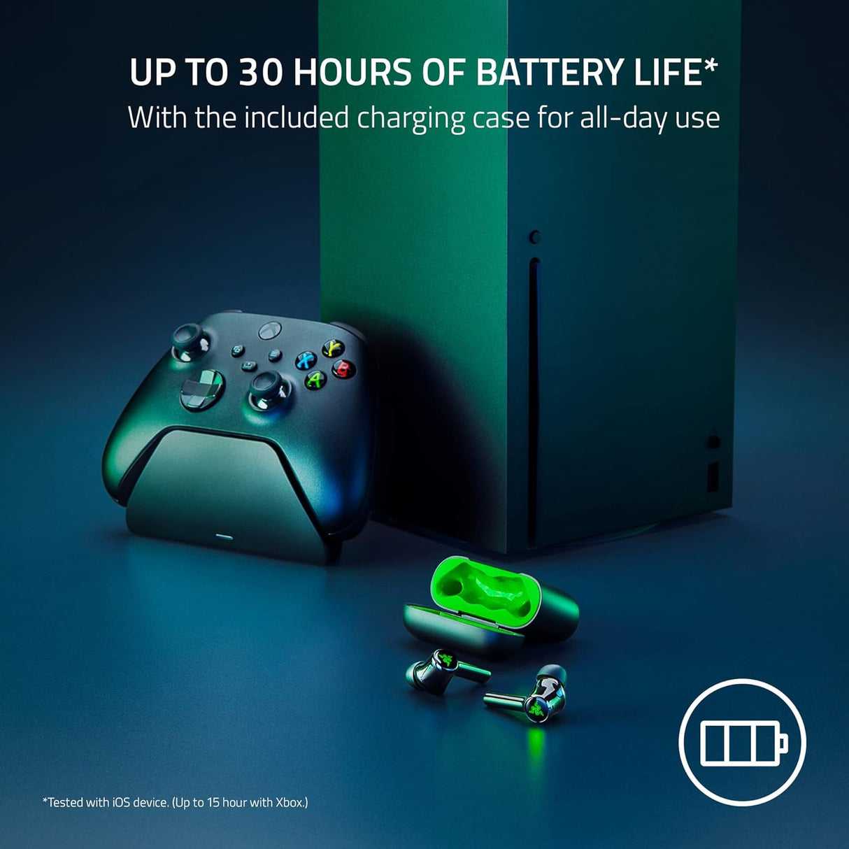 Razer Hammerhead HyperSpeed - Xbox Licensed - Wireless Multi-Platform Gaming Earbuds