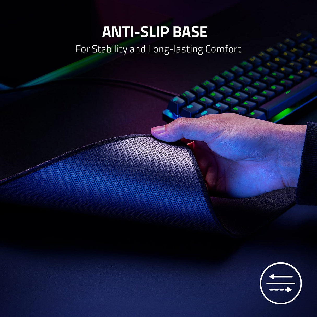 Razer Strider – Hybrid soft/hard mouse mat with a soft base and smooth glide
