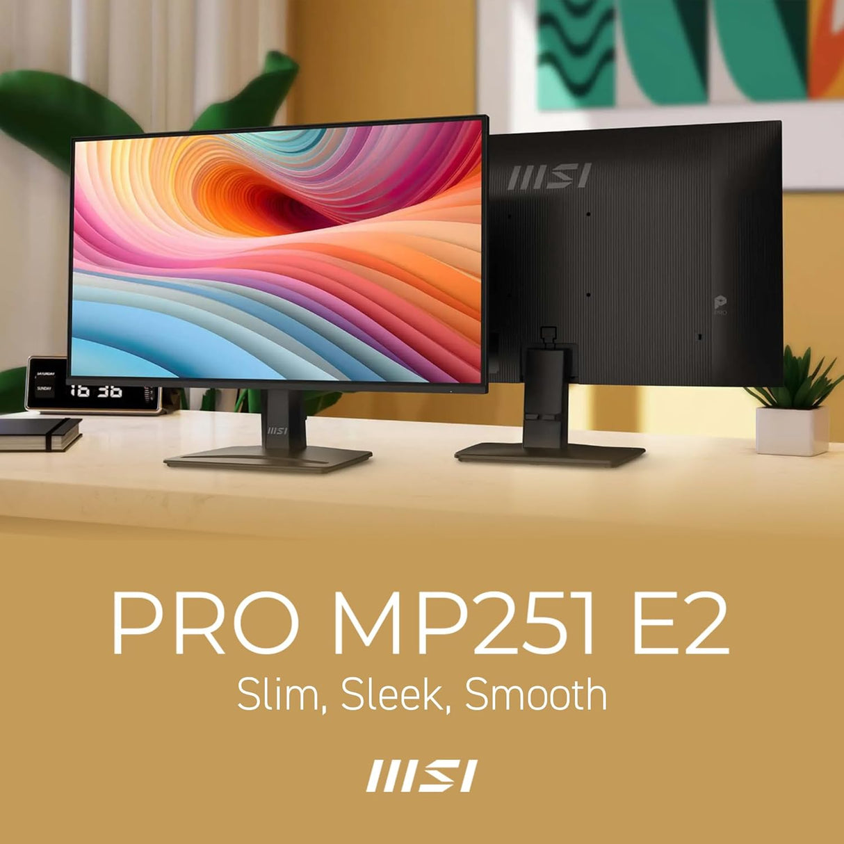 MSI PRO MP251 E2 24.5-inch IPS 1920 x 1080 (FHD) 120Hz 1ms Productivity Monitor