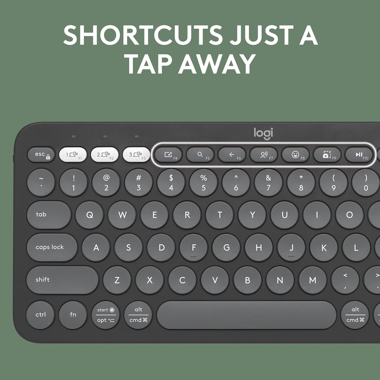 Logitech Pebble Keys 2 K380s Bluetooth Wireless Keyboard