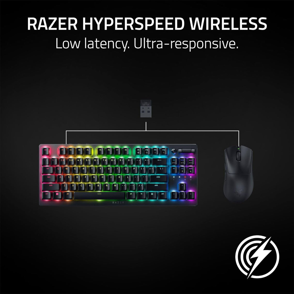 Razer DeathAdder V3 HyperSpeed Ultra-lightweight Wireless Ergonomic Esports Mouse