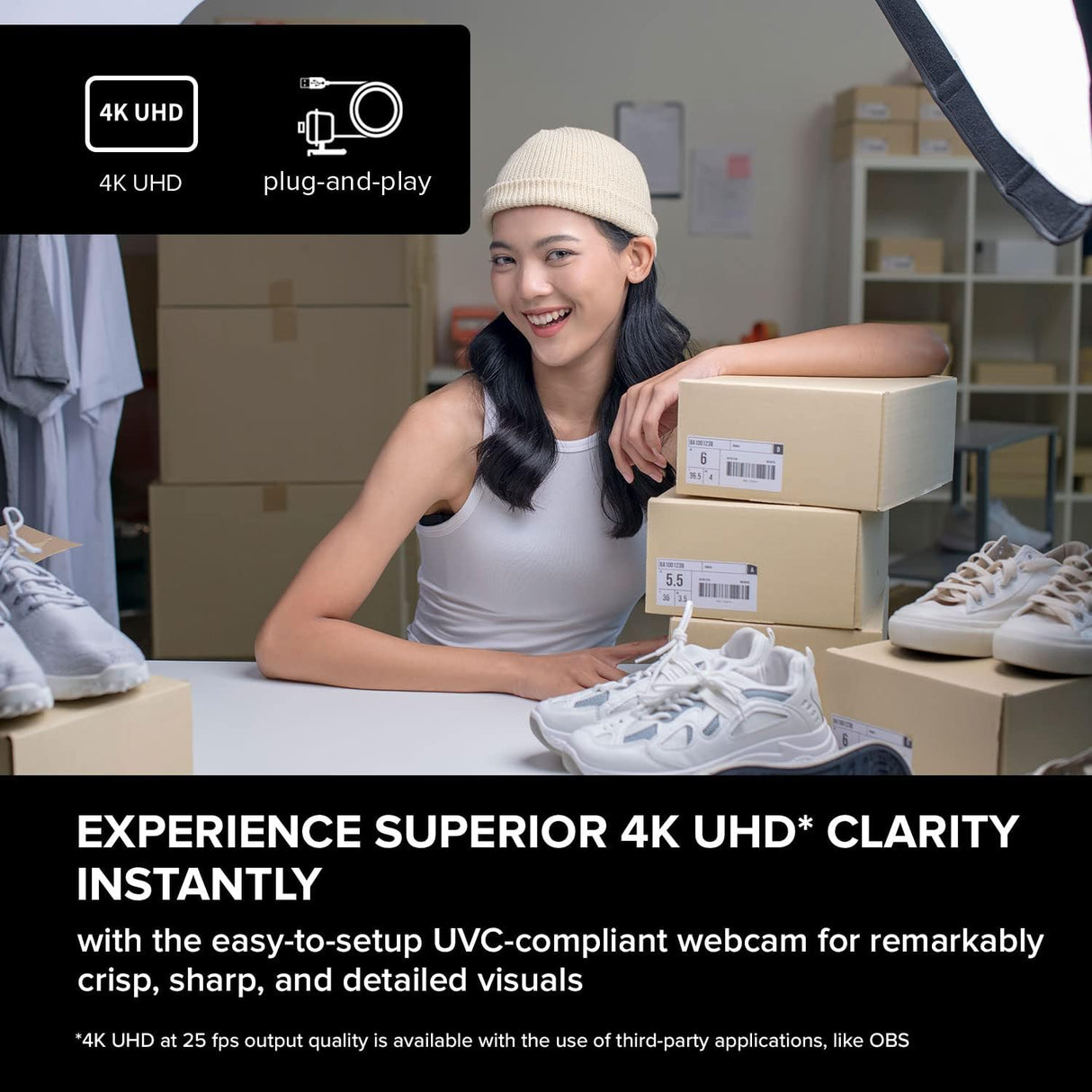 Creative Live! Cam Sync 4K UHD USB Webcam