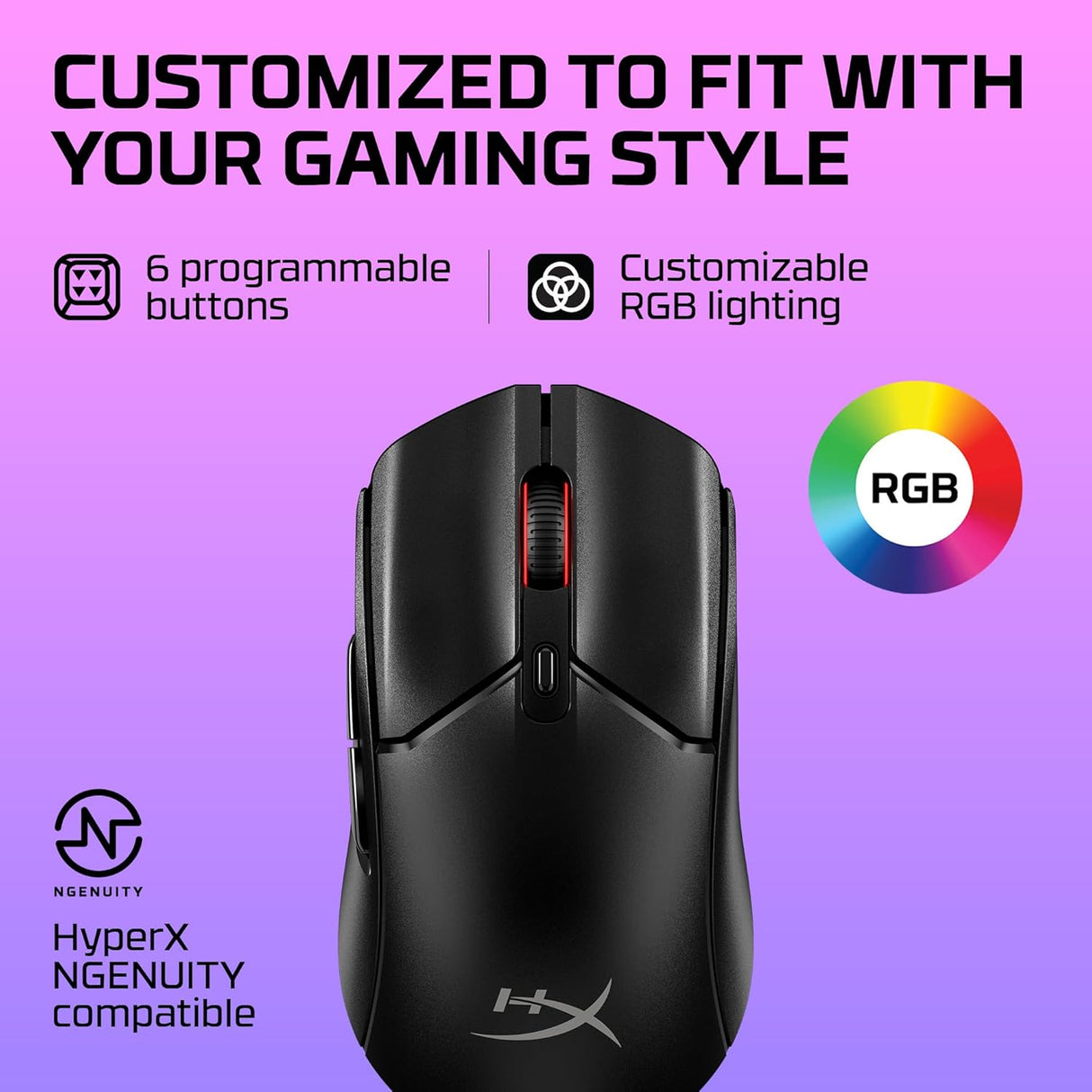 HyperX Pulsefire 93 2 Core Wireless Gaming Mouse