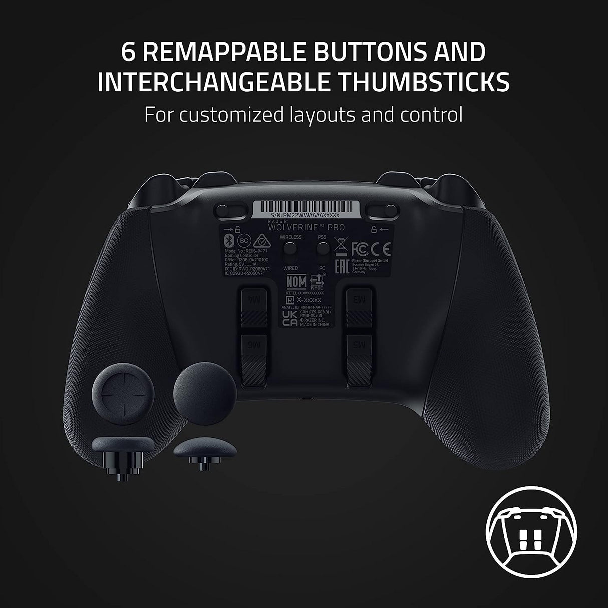 Razer Wolverine V2 Pro - Wireless Pro Gaming Controller for PS5™ Consoles and PC