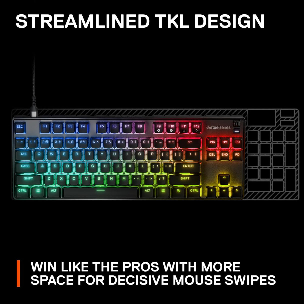 SteelSeries Apex 9 TKL Wired Gaming Keyboard