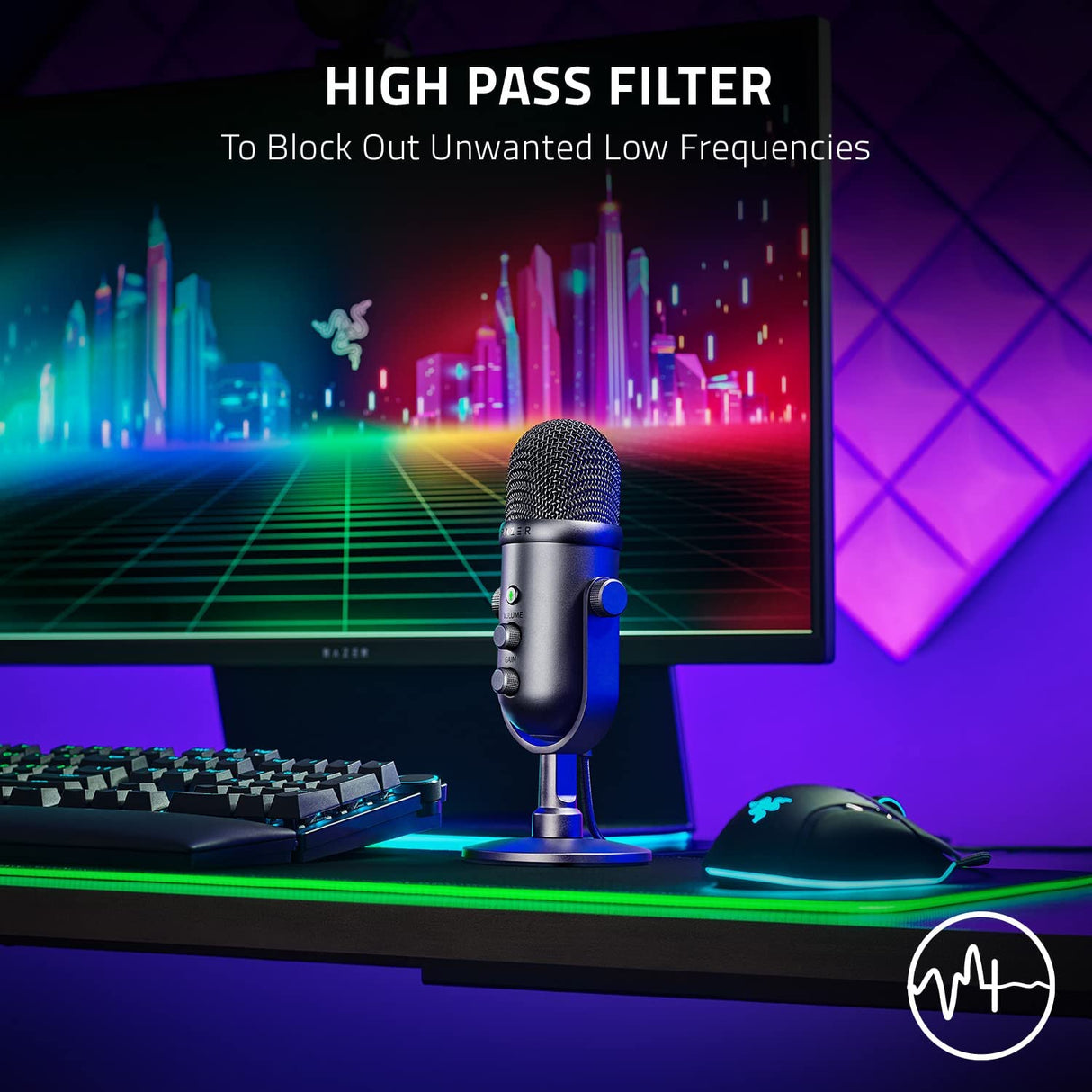 Razer Seiren V2 Pro USB Microphone