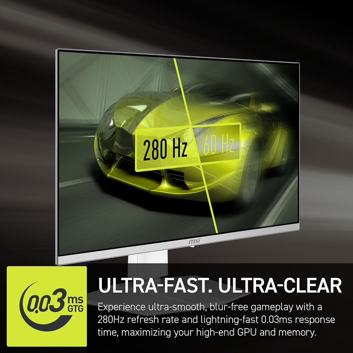 MSI Monitor MAG 272QPW QD-OLED X28 27 Inch Gaming Monitor