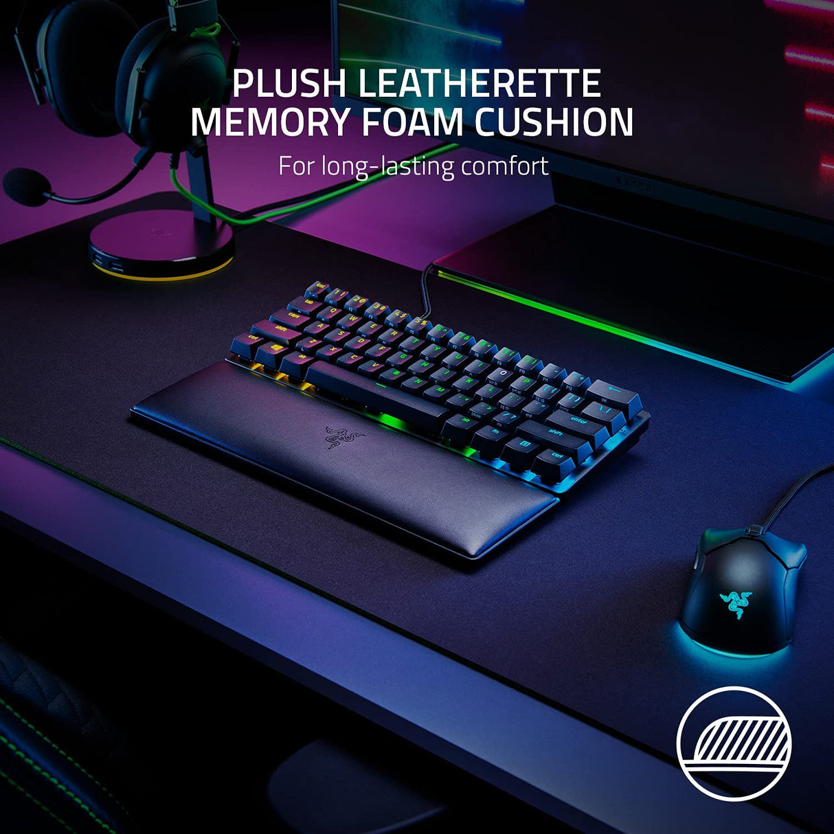 Razer Ergonomic Wrist Rest for Mini Keyboards