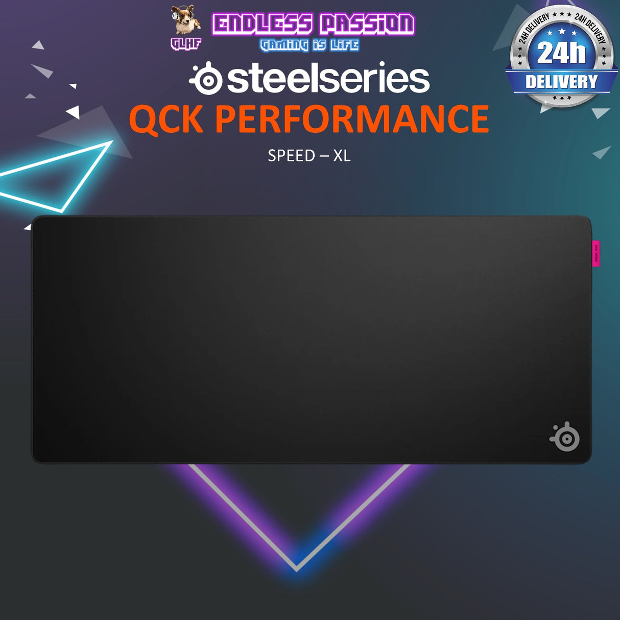 SteelSeries QCK Performance Gaming Mousepad - Available in Large / XL
