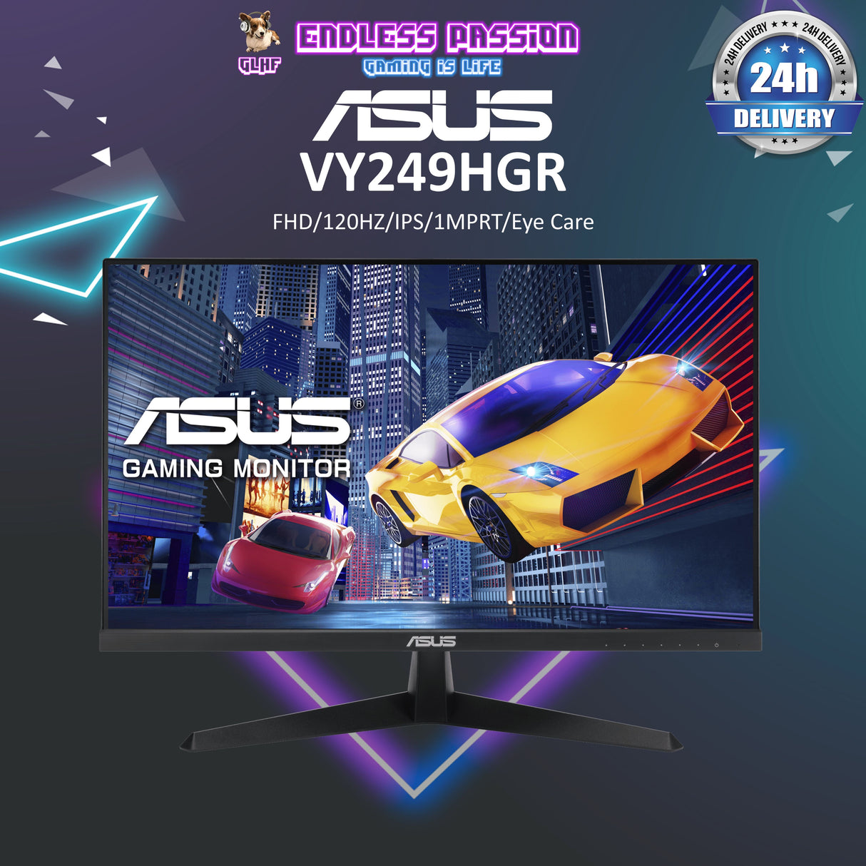 ASUS VY249HGR Eye Care Gaming Monitor