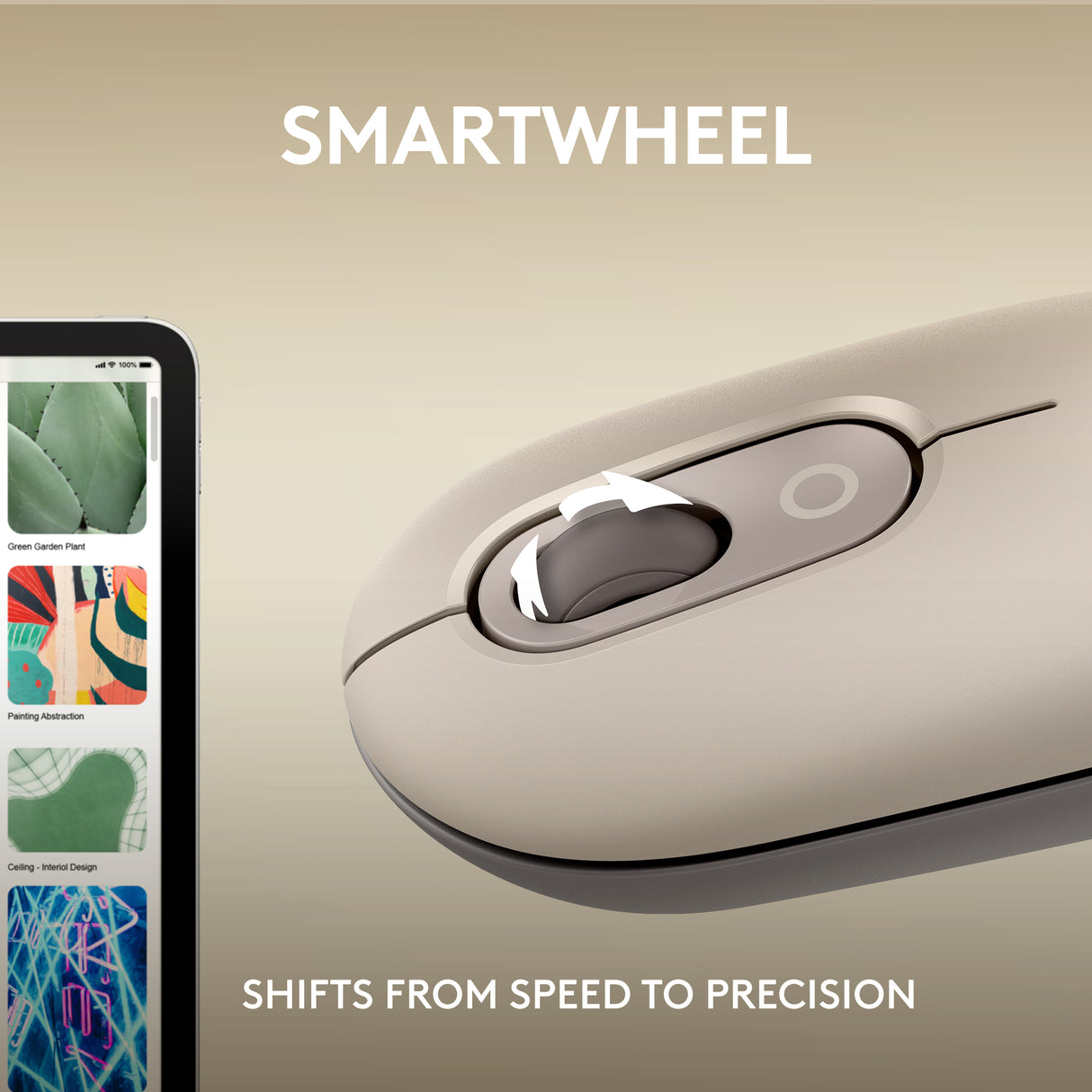 Logitech POP Mouse Wireless Mouse with Customizable Emojis