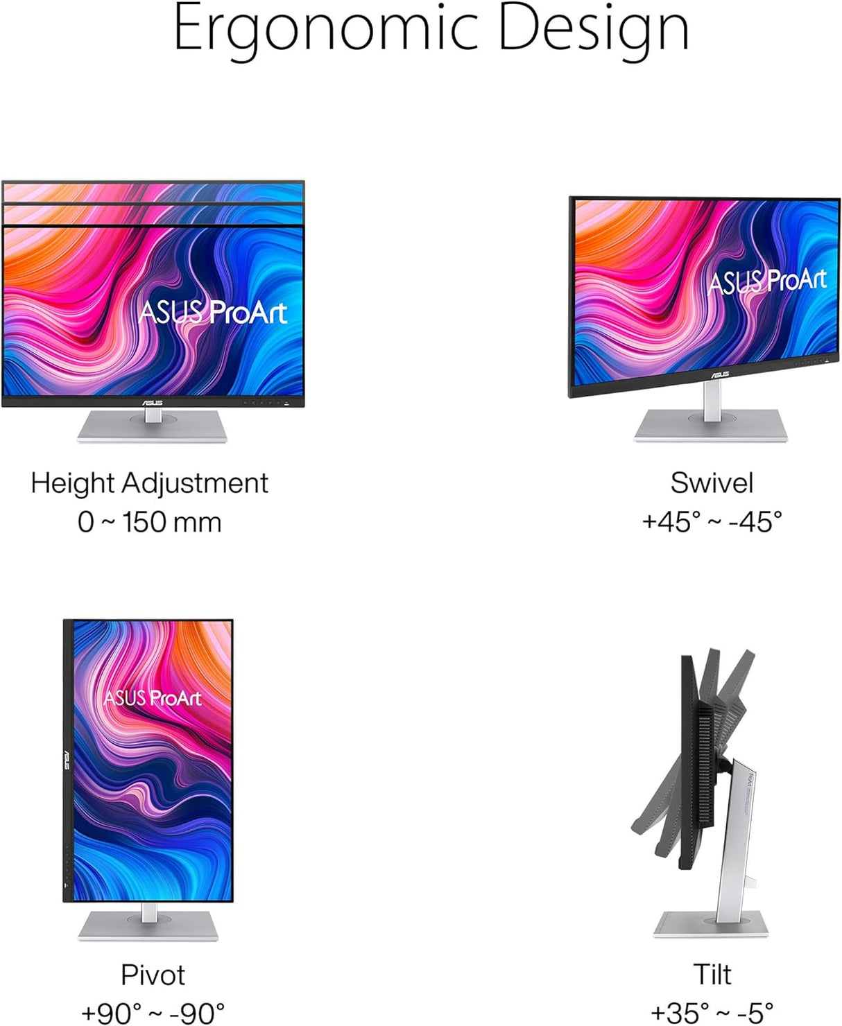 ASUS ProArt Display PA278CV 27 Inch Professional Monitor