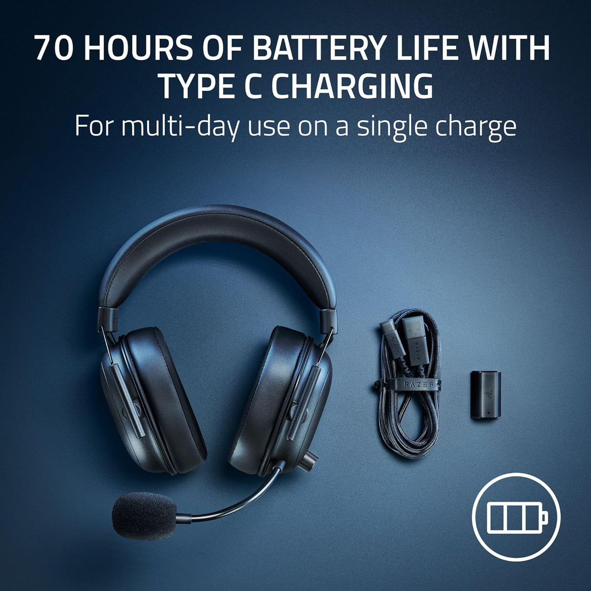 Razer BlackShark V2 HyperSpeed - Wireless Ultra-Lightweight Esports Headset