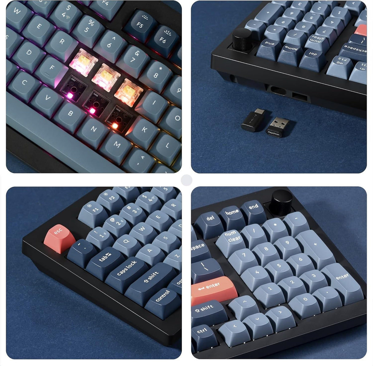 Keychron V5 Max QMK/VIA Wireless Custom Mechanical Keyboard