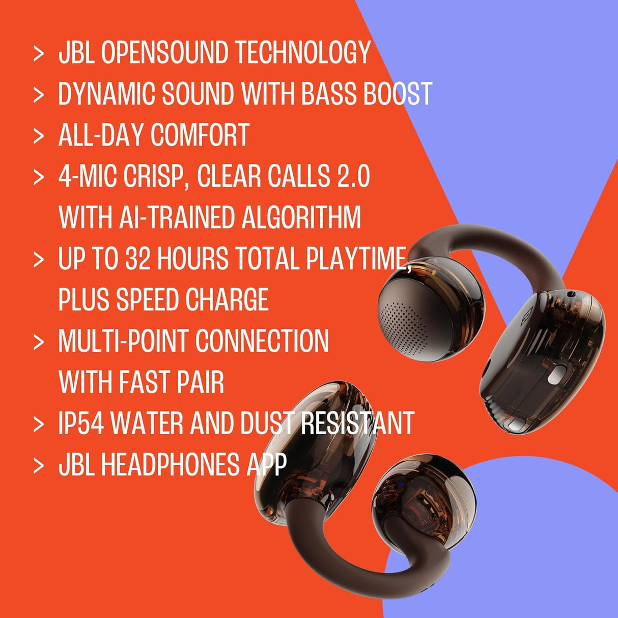 JBL Soundgear Clip Open-Ear TWS