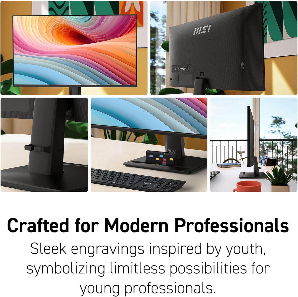 MSI PRO MP251 E2 24.5-inch IPS 1920 x 1080 (FHD) 120Hz 1ms Productivity Monitor