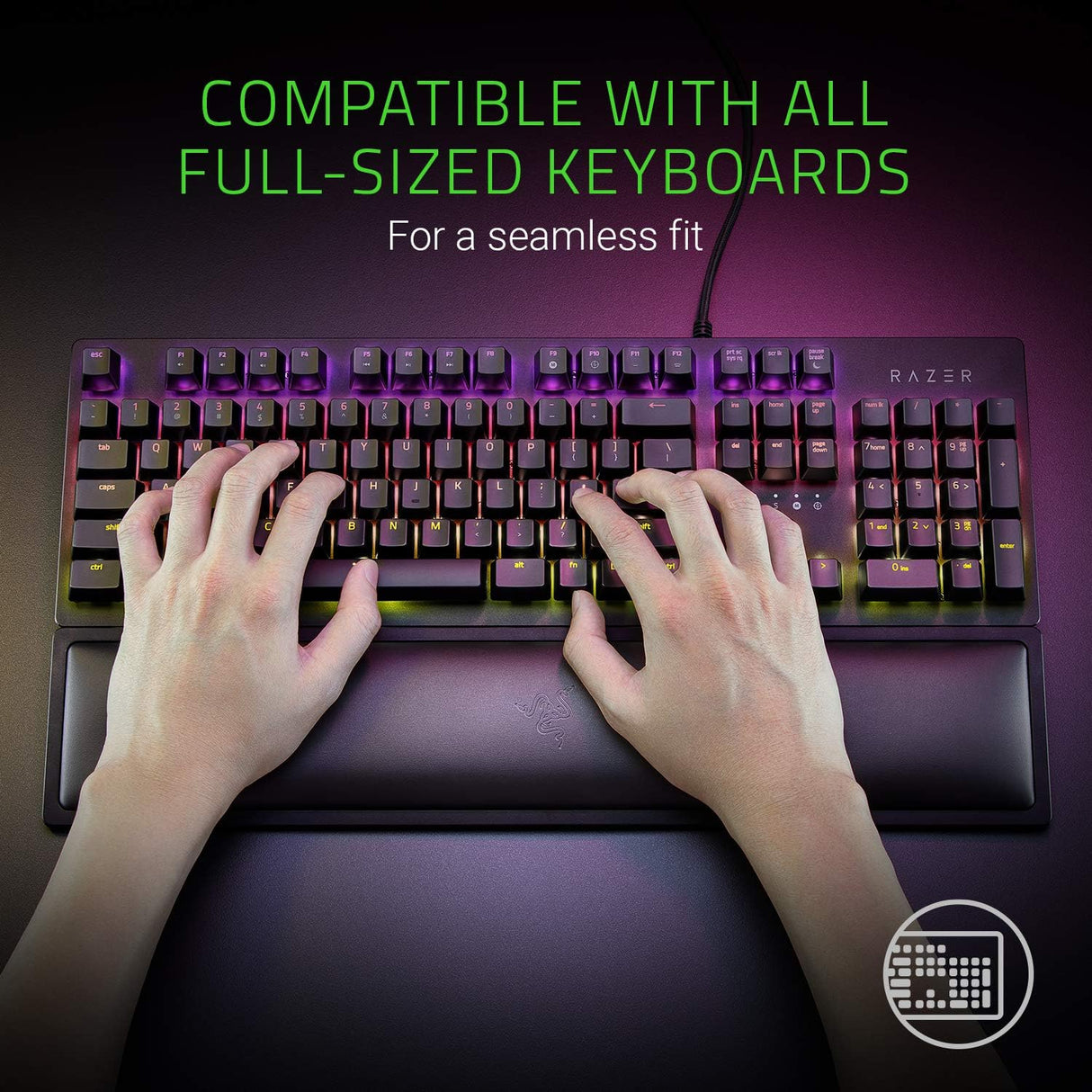 Razer Ergonomic Wrist Rest for Full-sized Keyboards