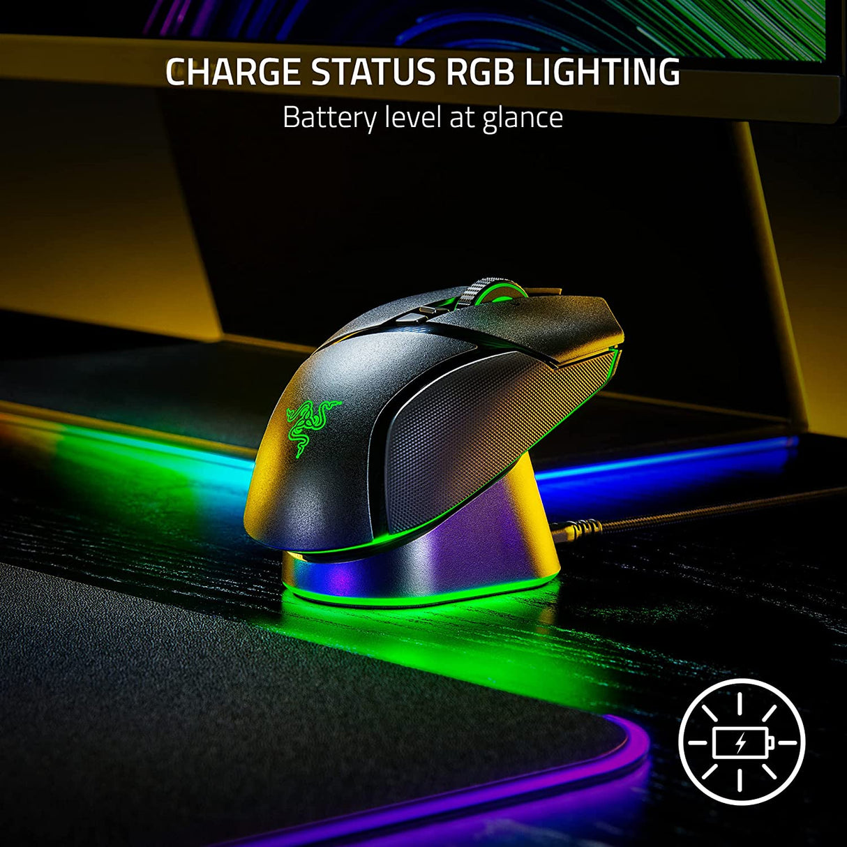 Razer Mouse Dock Pro with Magnetic Wireless Charging Puck