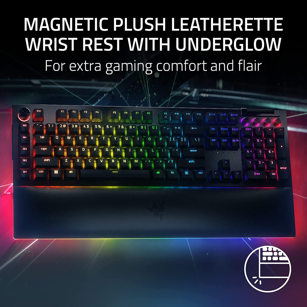 Razer BlackWidow V4 Pro - Mechanical Gaming Keyboard