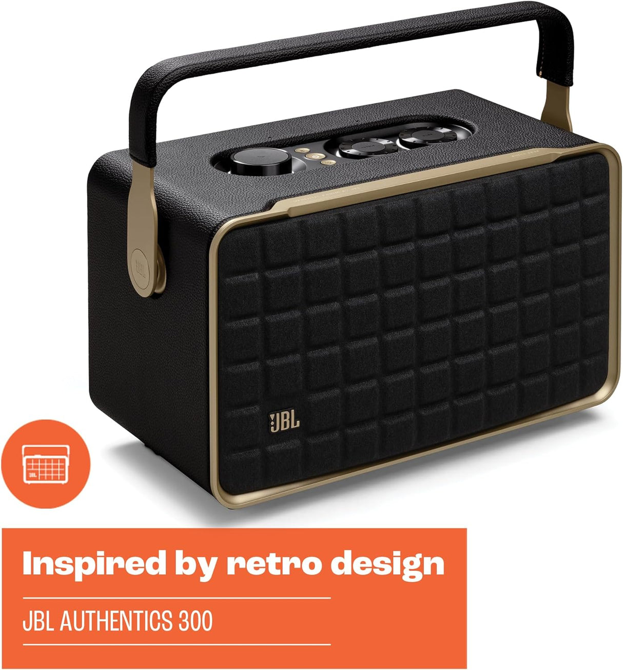 JBL Authentics 300 Retro Style Smart Home Speaker