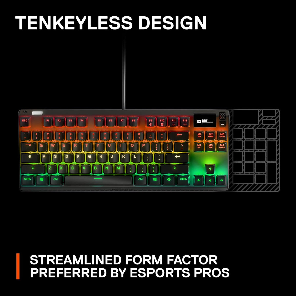 SteelSeries Apex Pro TKL Wired Gaming Keyboard - 2023 Edition