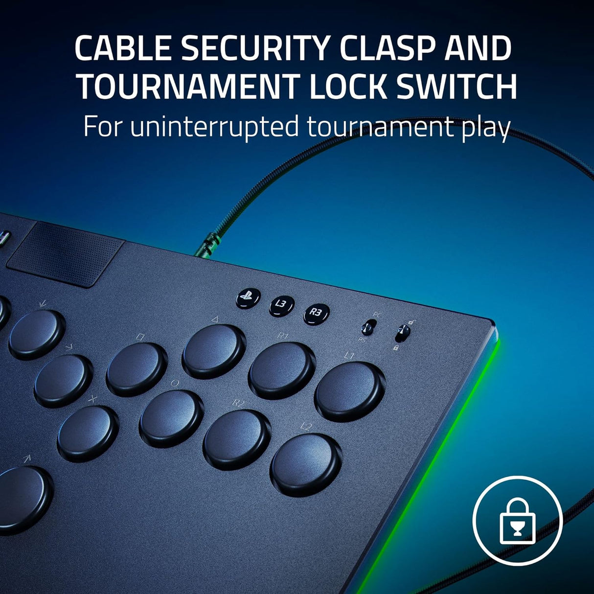 Razer Kitsune All-button Arcade Controller for PS and PC