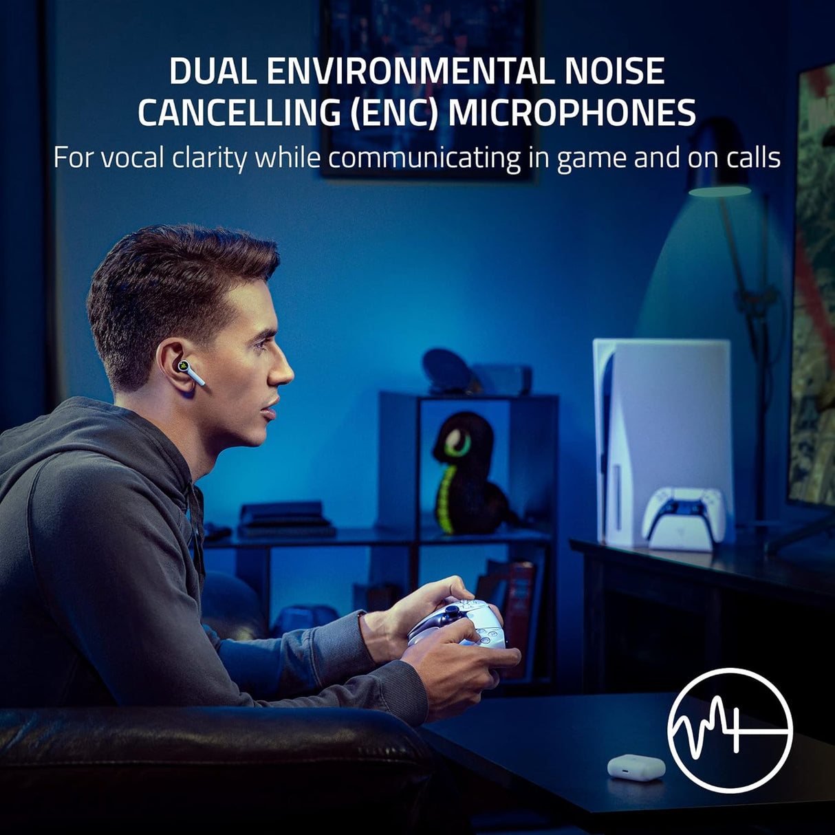 Razer Hammerhead HyperSpeed Wireless Gaming Earbuds for PS