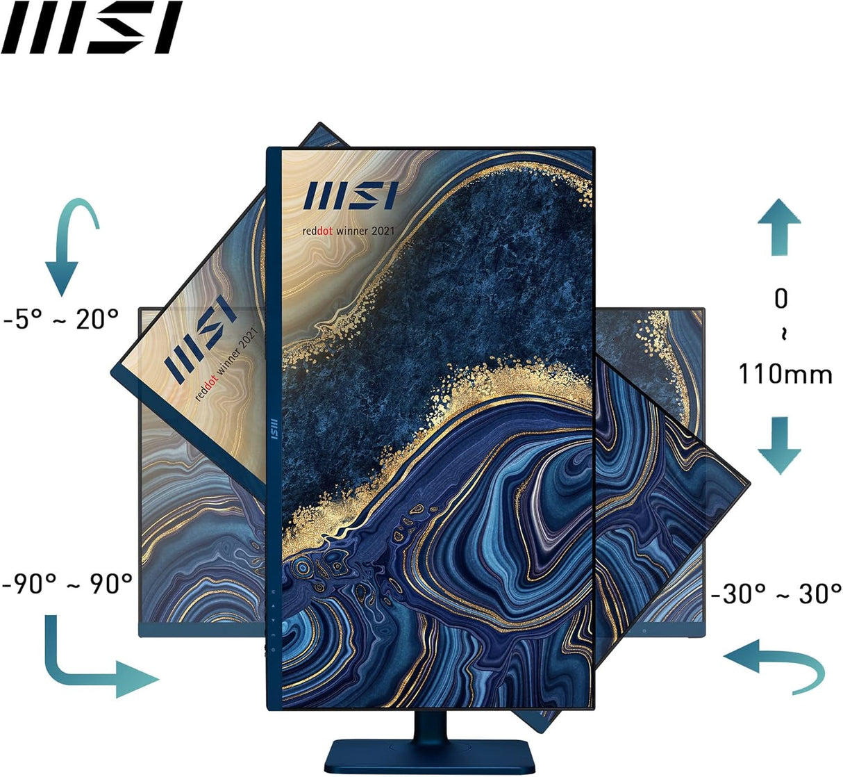 MSI Modern MD272QP WQHD 27" IPS Business Computer Monitor