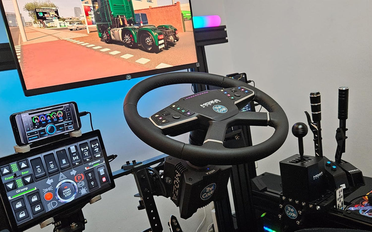 Moza R5 Trucking Wheel and Pedals For PC - RS071