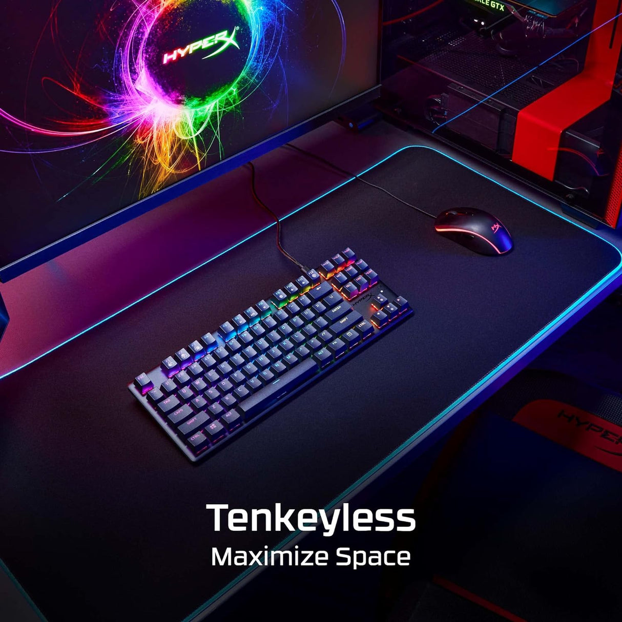 HyperX Alloy Origins Core TKL PBT Gaming Keyboard