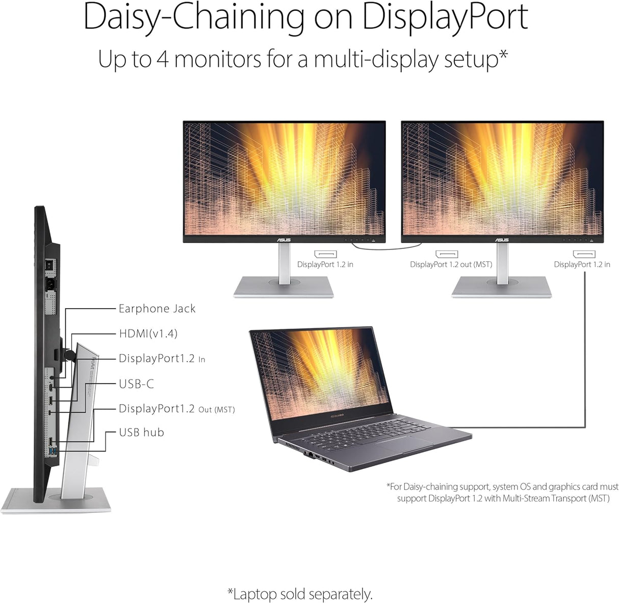 ASUS ProArt Display PA278CV 27 Inch Professional Monitor