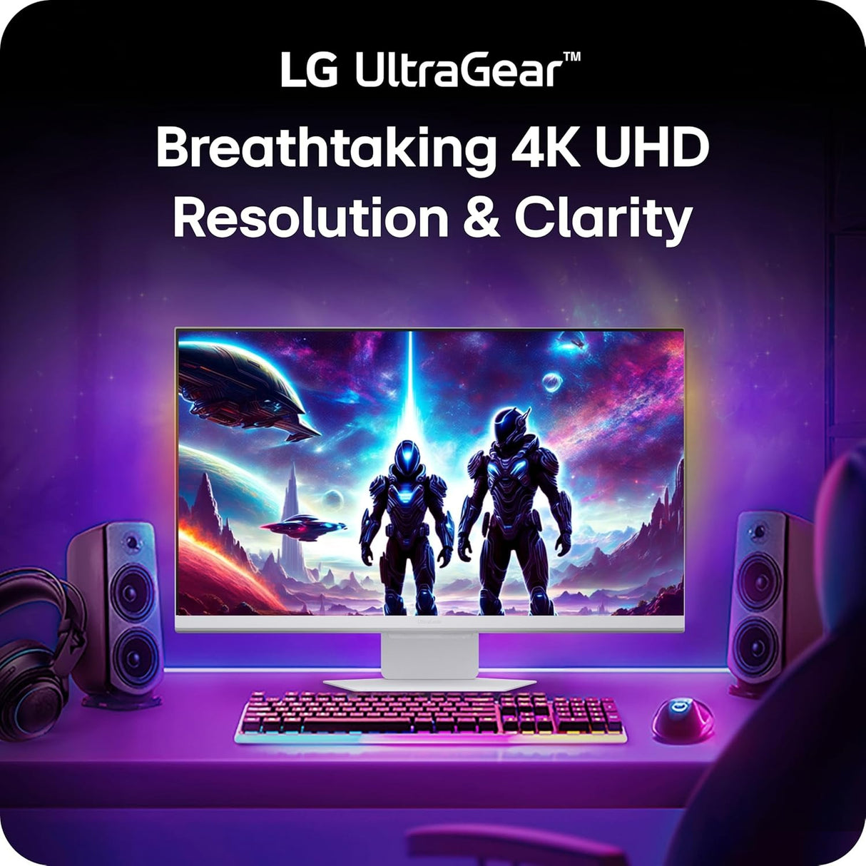 LG 32G810SA-W — 32" Ultragear 4K UHD (3840 x 2160) IPS Gaming Monitor 144Hz