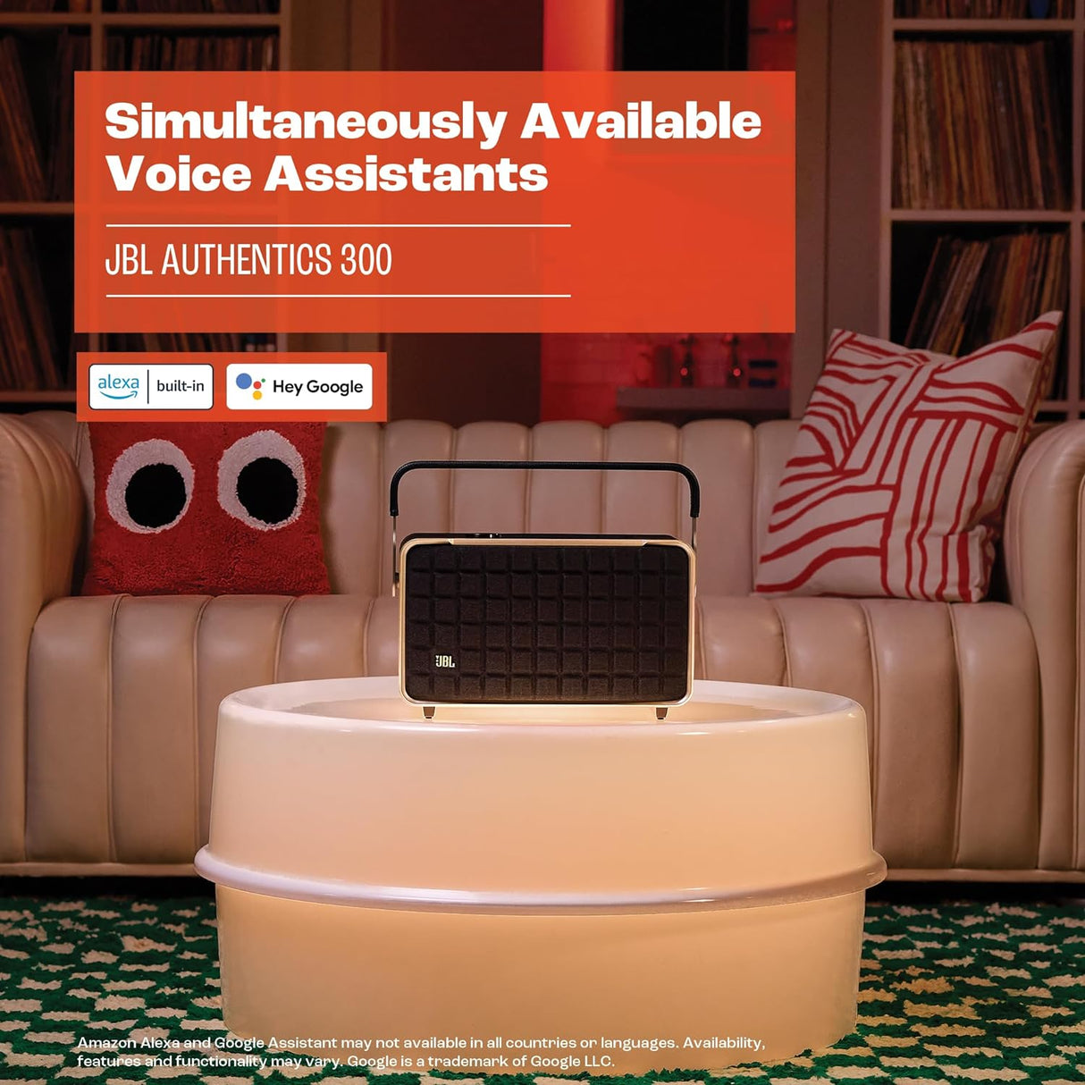 JBL Authentics 300 Retro Style Smart Home Speaker