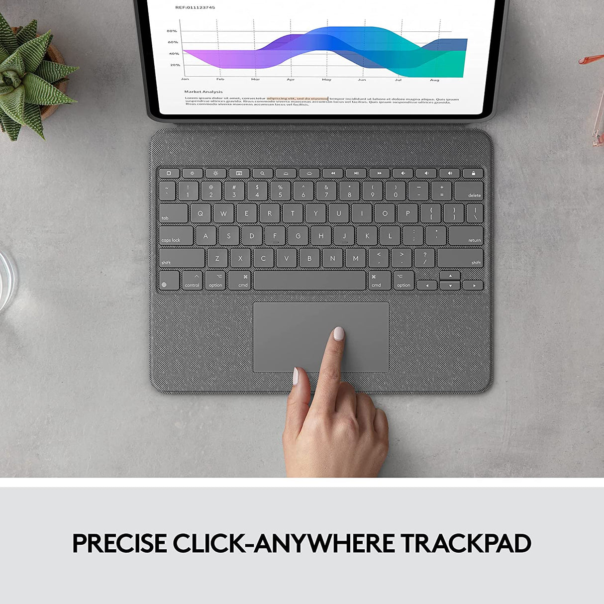 Logitech Combo Touch for iPad Pro 12.9" 5th, 6th Gen - 920-010215