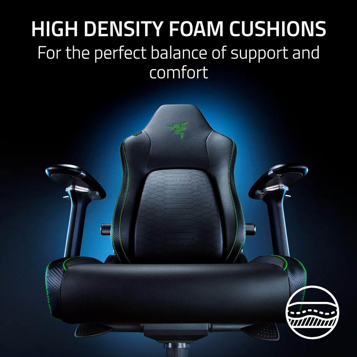 Razer Iskur V2 Gaming Chair with Built-In Lumbar Support