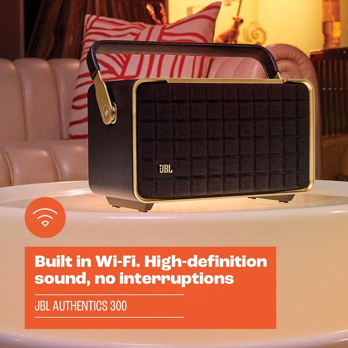 JBL Authentics 300 Retro Style Smart Home Speaker