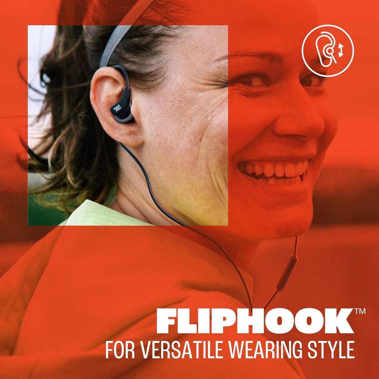 JBL Endurance Run 3C Sweatproof Wired In-Ear Sports Headphone