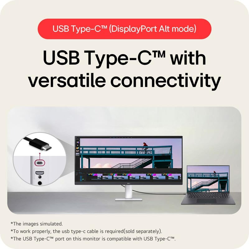 LG Monitor 29U531A-W 29-inch UltraWide™ 21:9 WFHD (2560x1080) IPS Display