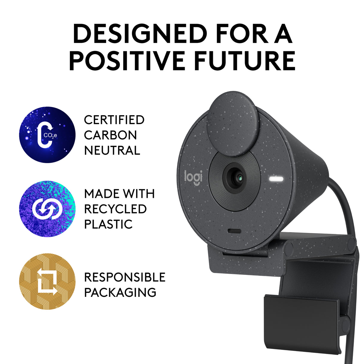 Logitech Brio 300 Full HD Webcam