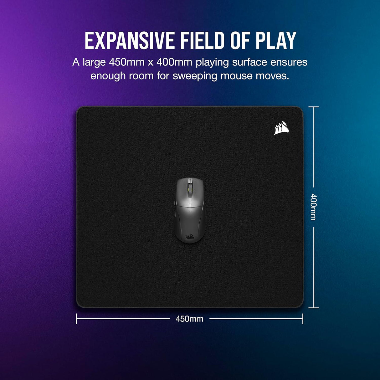 Corsair MM500 v2 Hybrid Cloth Gaming Mouse Pad