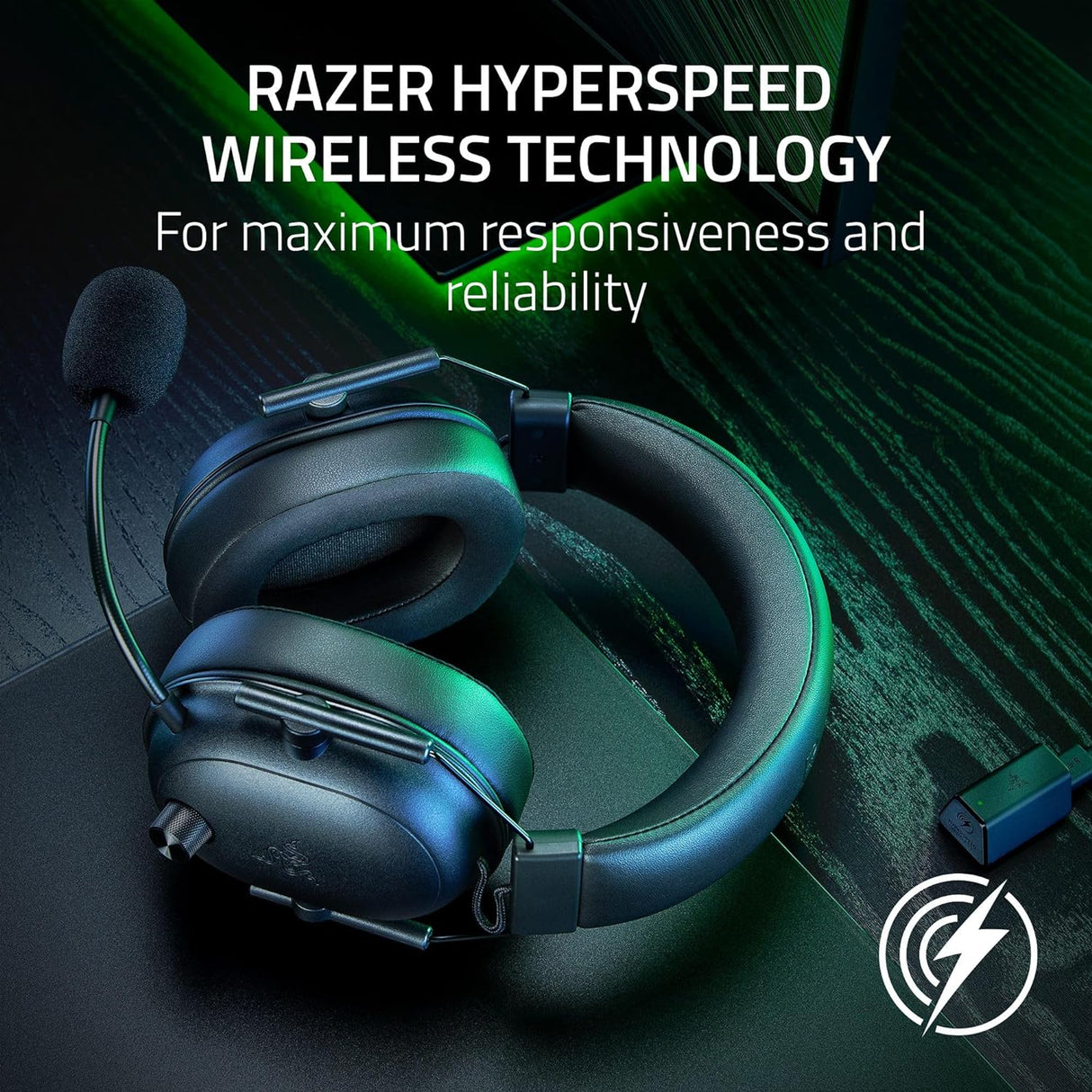 Razer BlackShark V2 HyperSpeed - Wireless Ultra-Lightweight Esports Headset