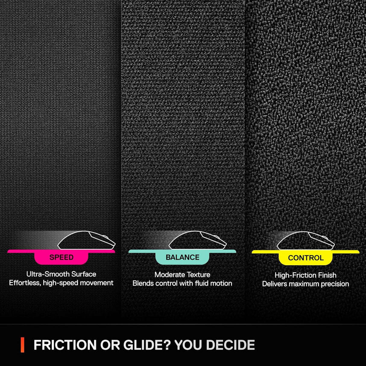 SteelSeries QCK Performance Gaming Mousepad - Available in Large / XL