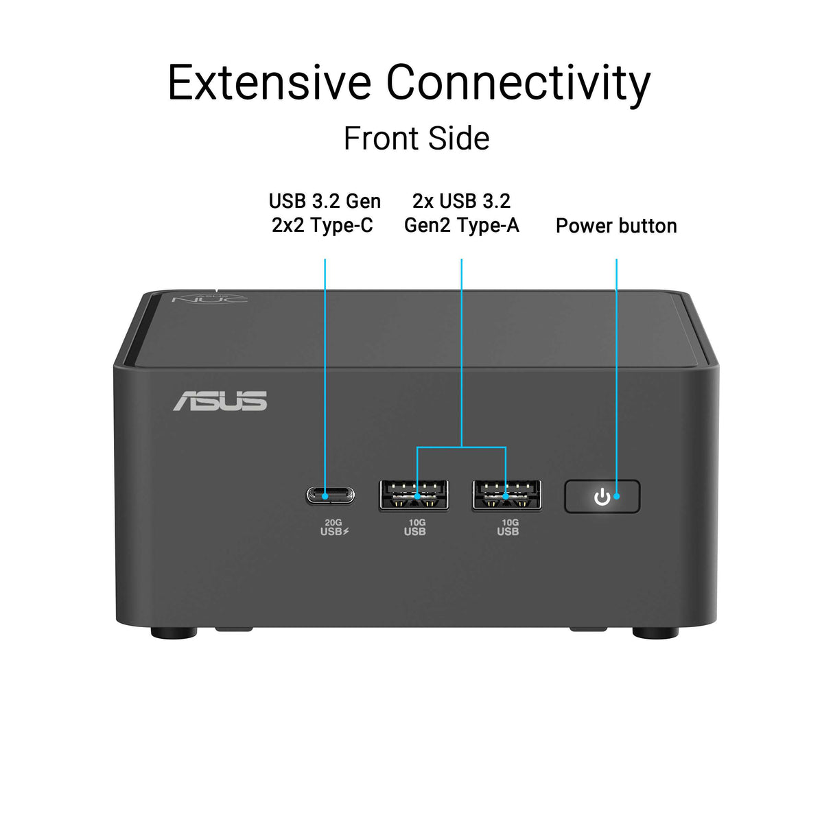 Asus NUC 15 Pro Tall U3-100U AI-Enabled Gaming Mini PC