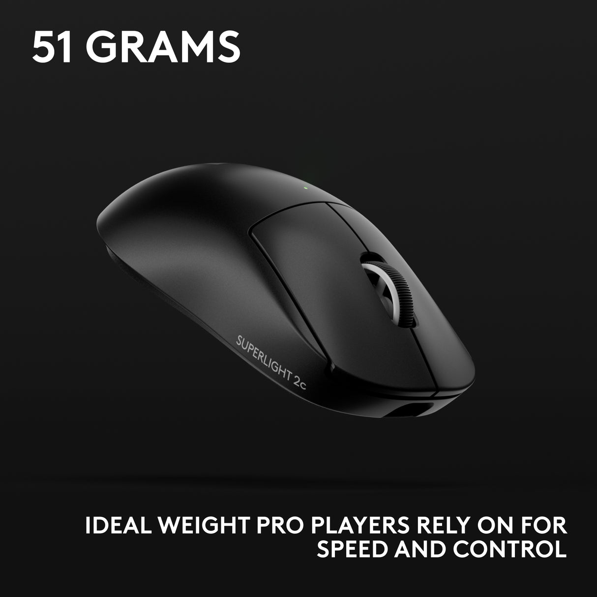 Logitech G Pro X Superlight 2c Lightweight Wireless Gaming Mouse